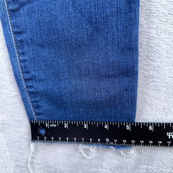 Madewell 10" High-Rise Roadtripper Jeans Raw-Hem Womens Waterford Wash Size W26 - Picture 10 of 12